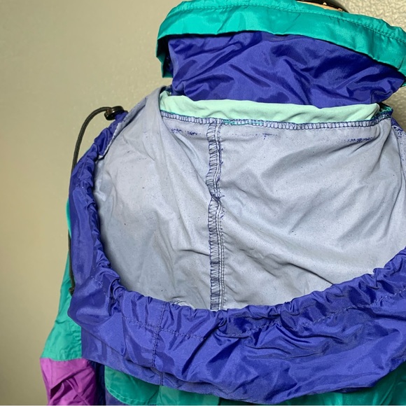 COLUMBIA, color block windbreaker!! - Picture 6 of 10
